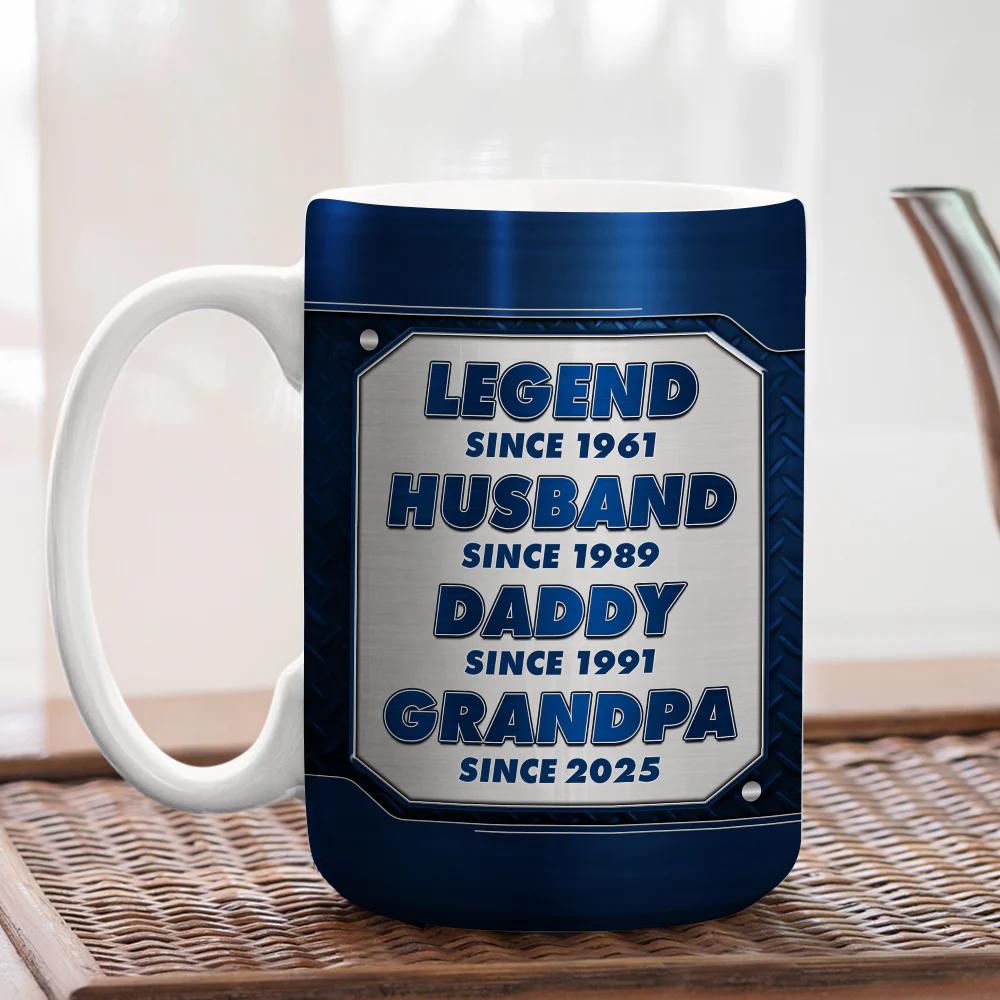The Legend - Personalized Custom 3D Inflated Effect Mug - Image 6