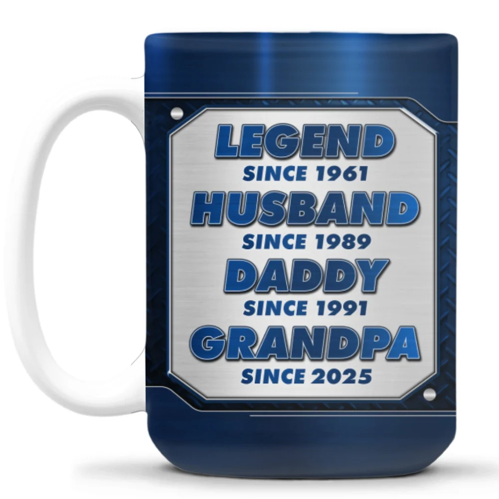 The Legend - Personalized Custom 3D Inflated Effect Mug - Image 9