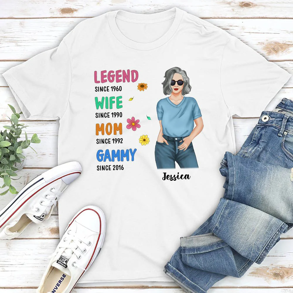 The Legend - Personalized Custom Unisex T-shirt - Image 2