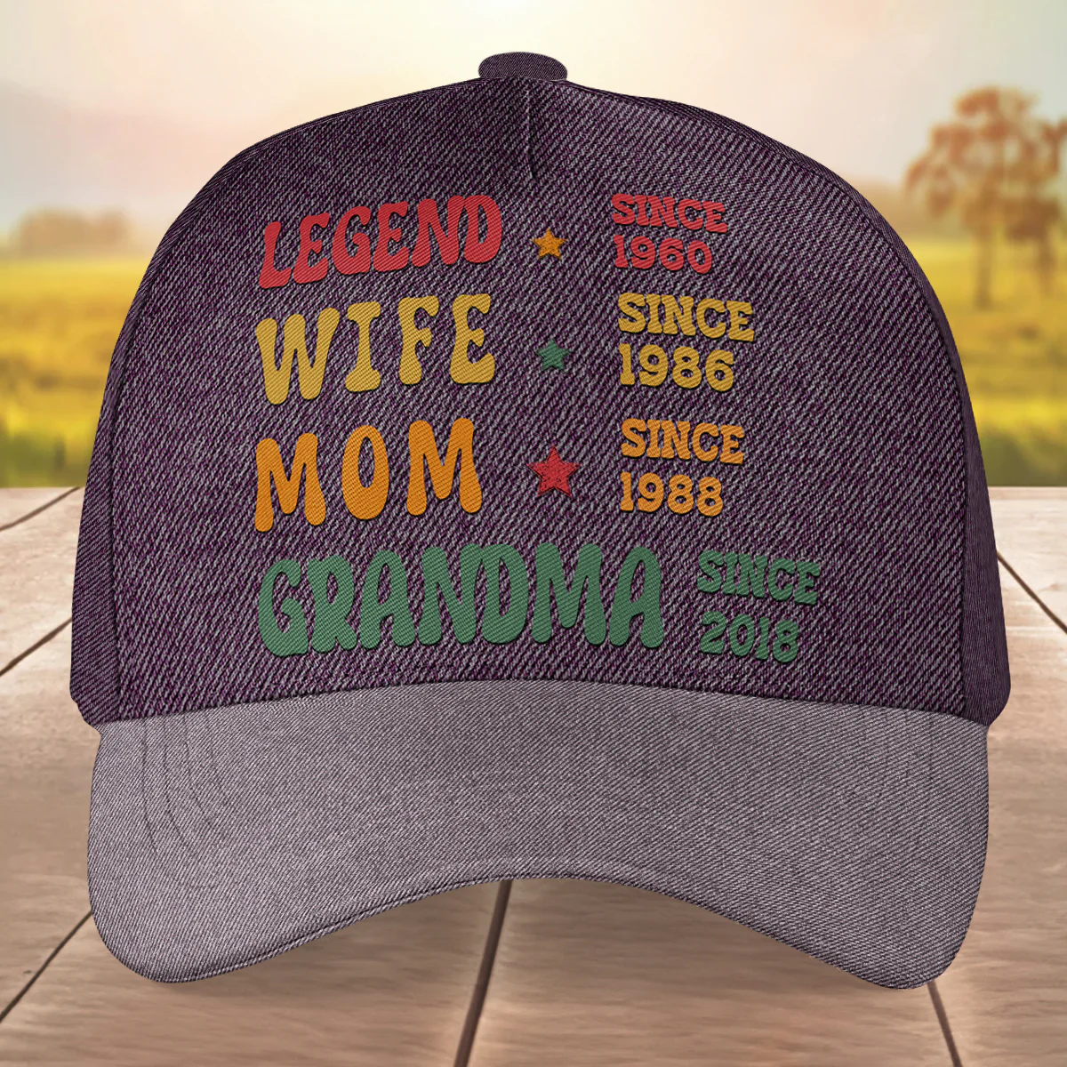 The Legendary Woman - Personalized Custom Classic Cap - Image 6