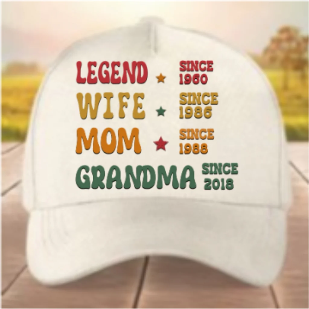 The Legendary Woman - Personalized Custom Classic Cap - Image 8