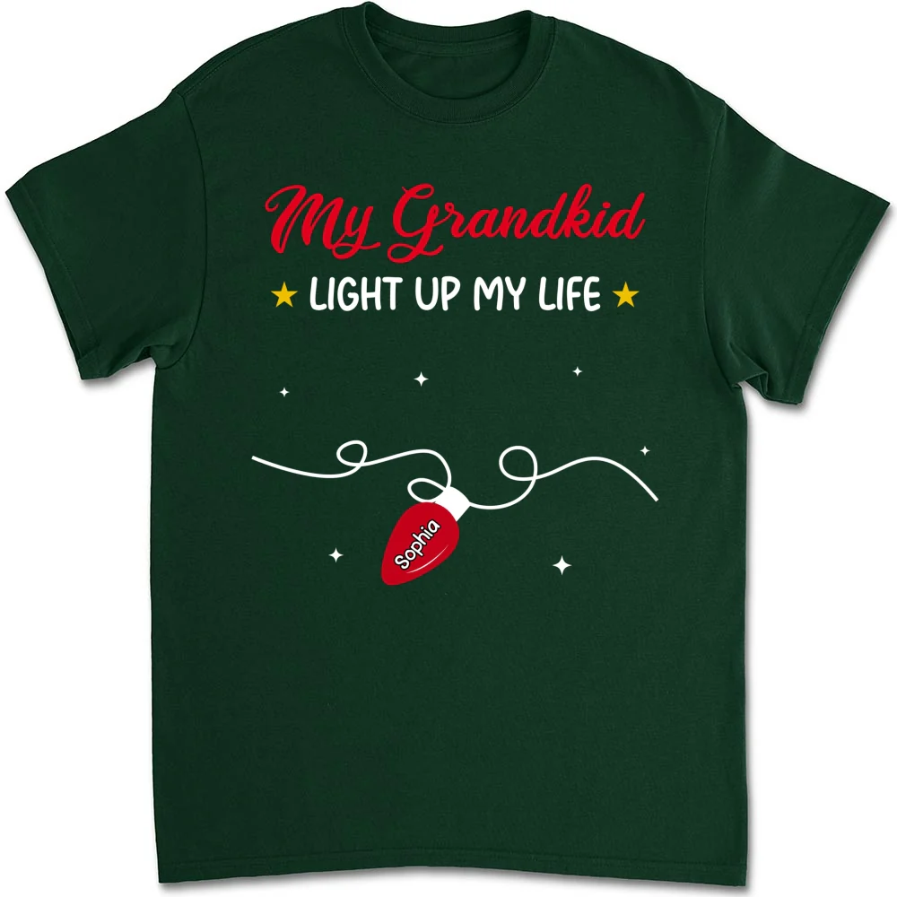 The Light Of Grandma Life - Personalized Custom Shirt - Image 8