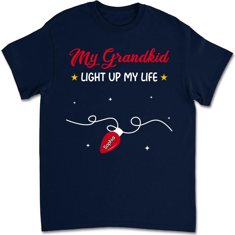 The Light Of Grandma Life - Personalized Custom Shirt - Image 9