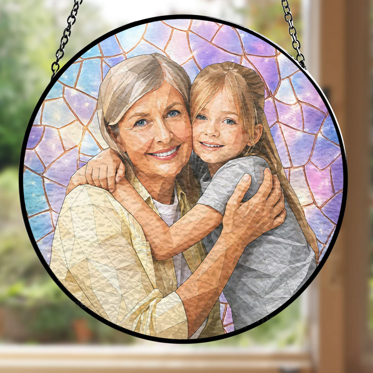 The Little Girl You Were - Personalized Custom Window Hanging Suncatcher