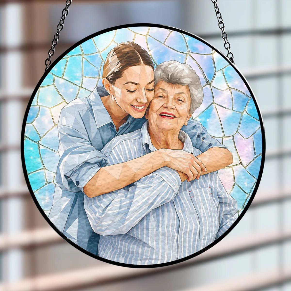 The Little Girl You Were - Personalized Custom Window Hanging Suncatcher - Image 3