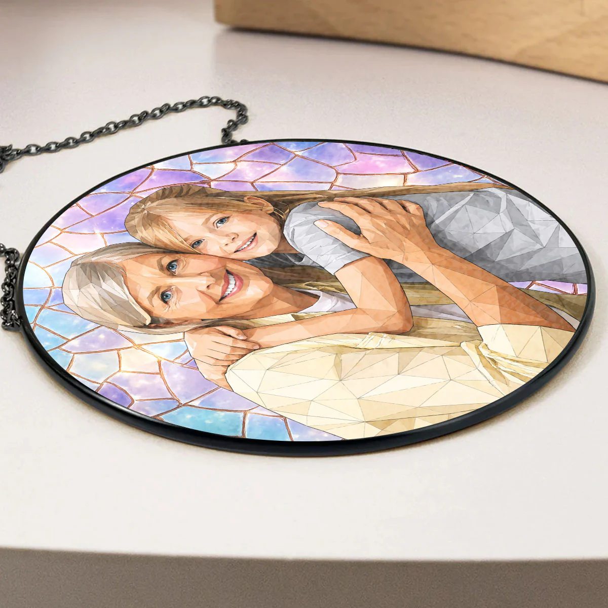 The Little Girl You Were - Personalized Custom Window Hanging Suncatcher - Image 4