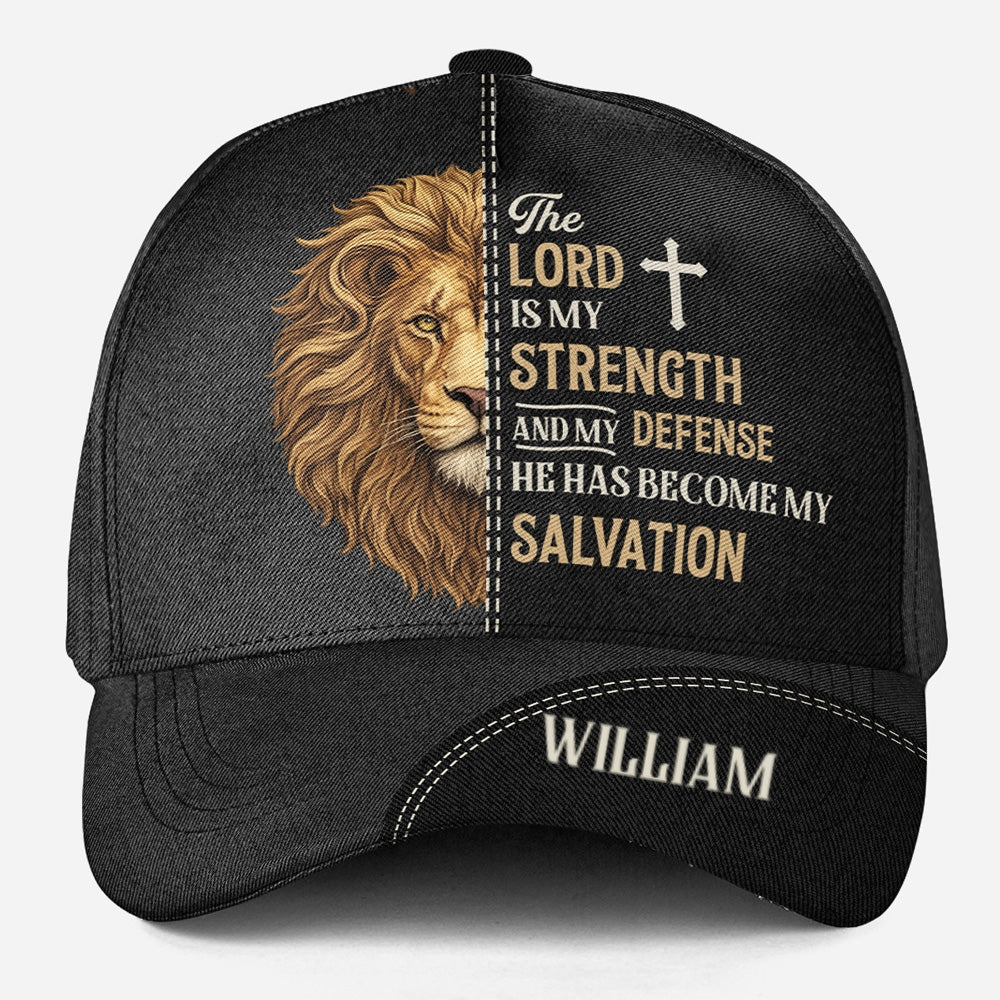 The Lord Is My Strength - Personalized Custom Classic Cap - Image 6