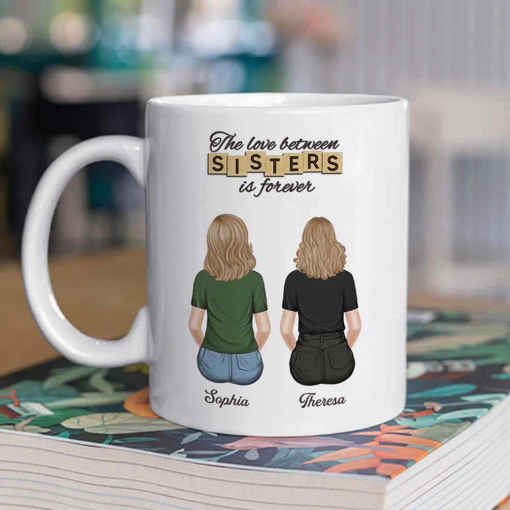 The Love Between Brothers And Sister - Personalized Custom Coffee Mug - Image 2