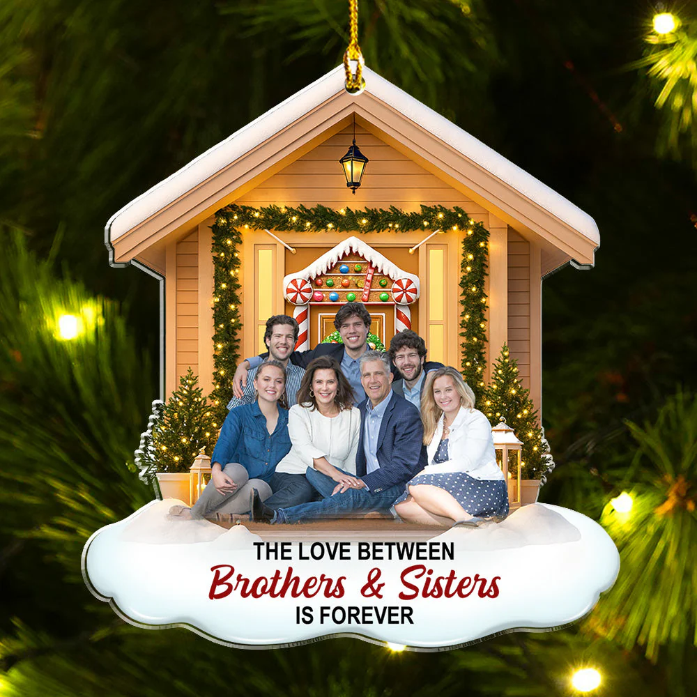 The Love Between - Personalized Custom Acrylic Ornament - Image 4