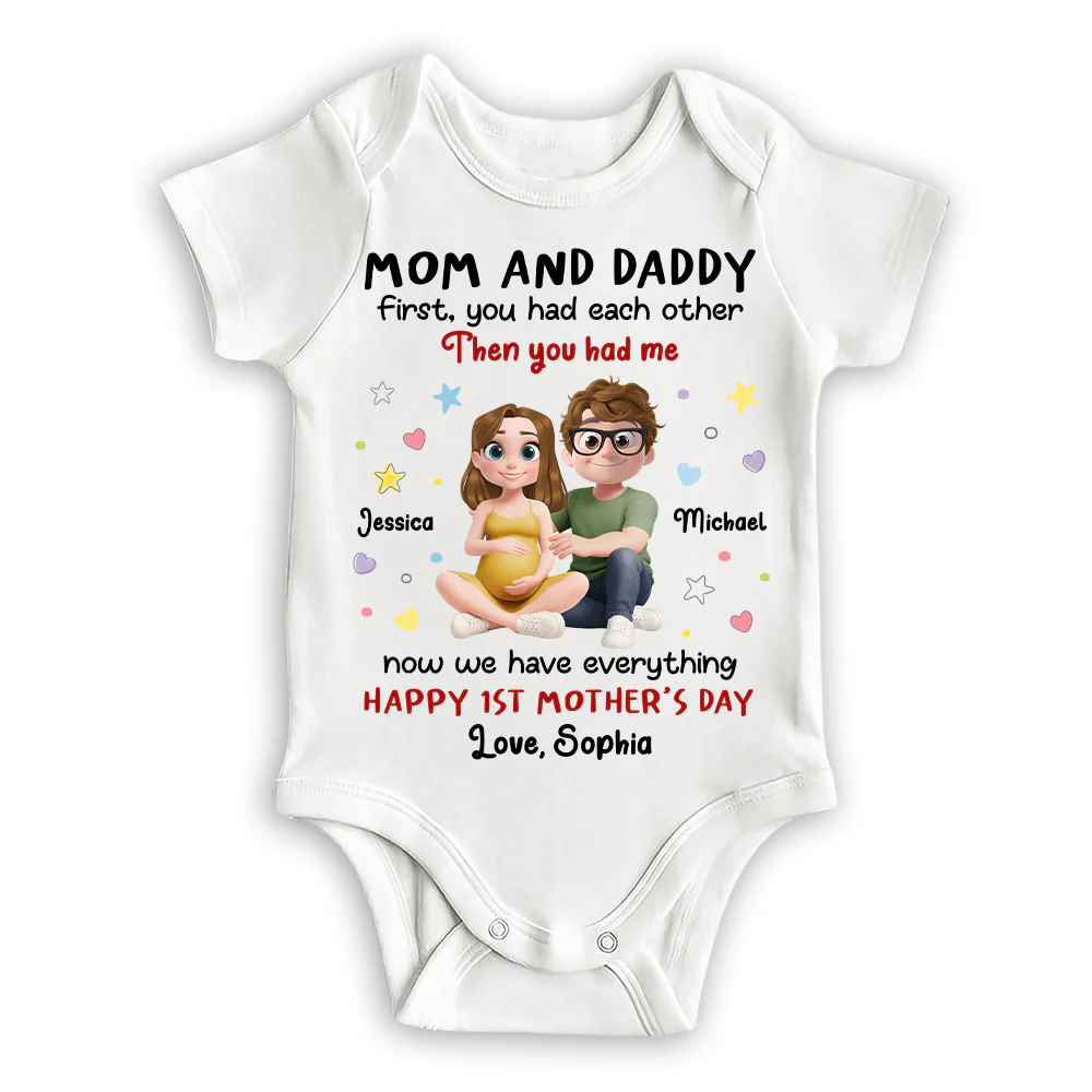 The Love I Entered - Personalized Custom Baby Onesie