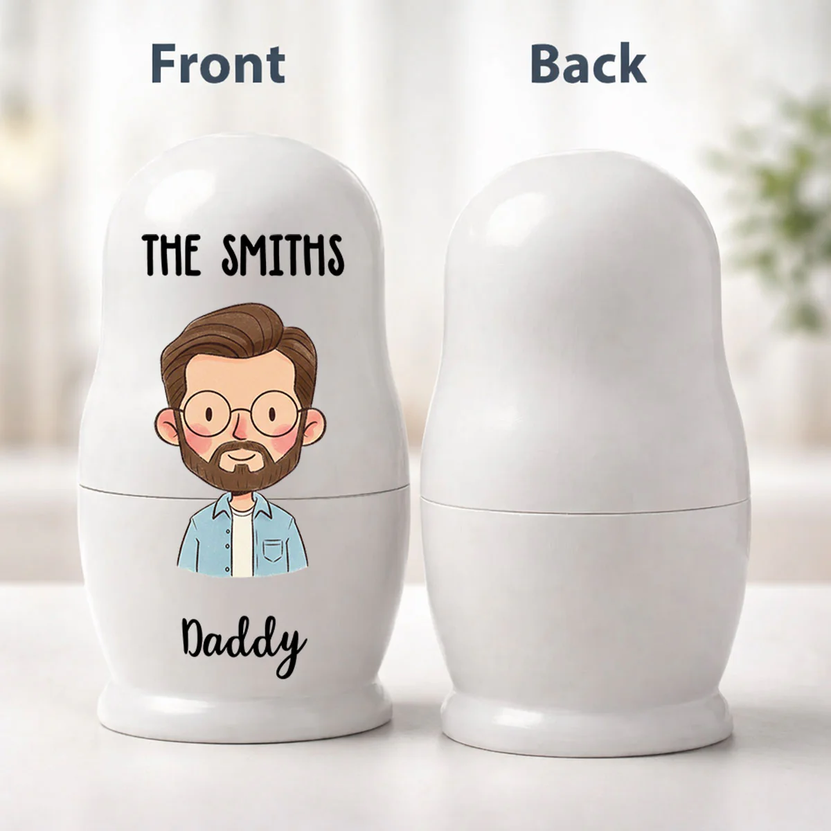The Lovely Family - Personalized Custom Nesting Doll - Image 5