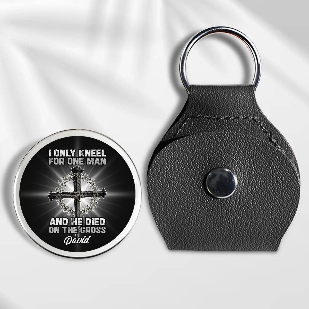 The Man I Kneel For - Personalized Custom Pocket Hug