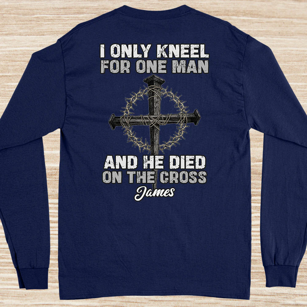 The Man I Kneel For - Personalized Custom Shirt - Image 4