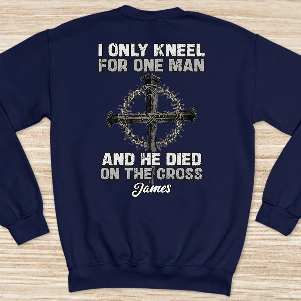 The Man I Kneel For - Personalized Custom Shirt - Image 5