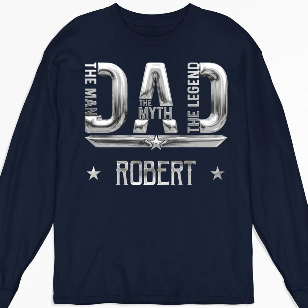 The Man Myth Legend - Personalized Custom Shirt - Image 12