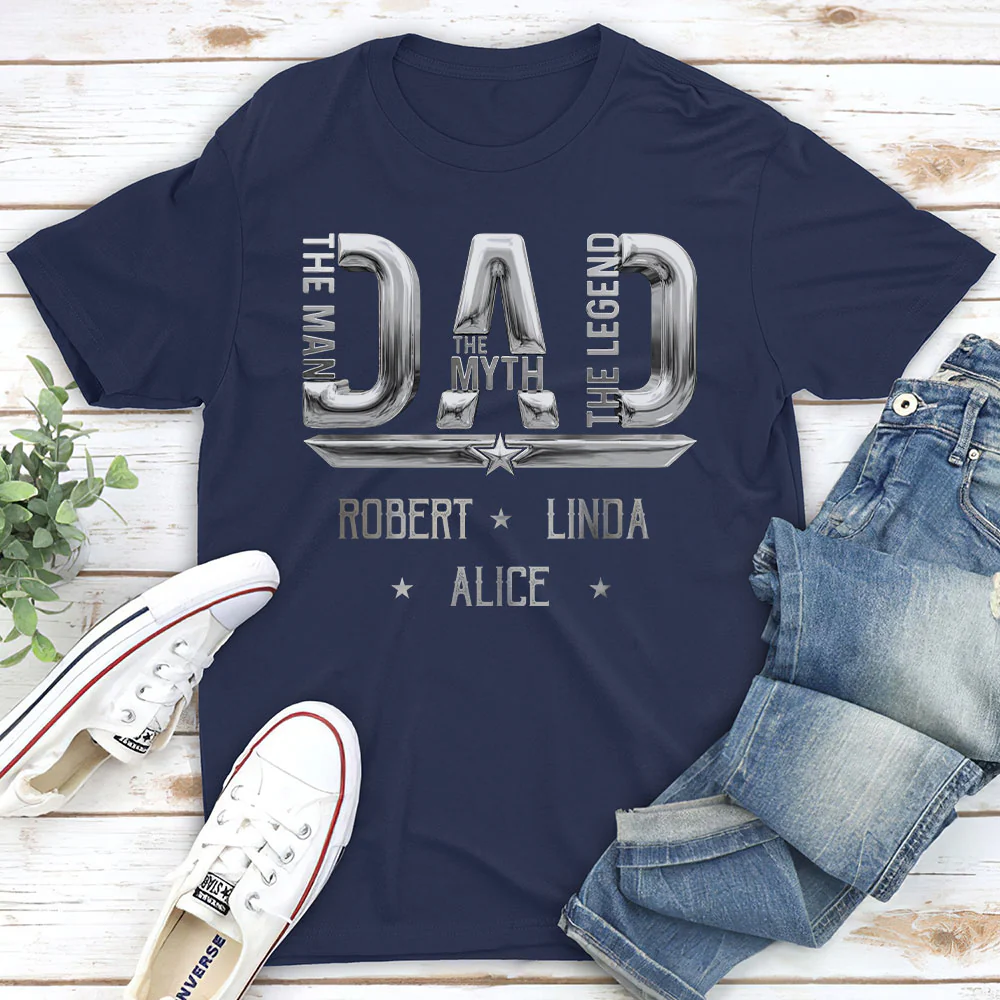 The Man Myth Legend - Personalized Custom Shirt - Image 2