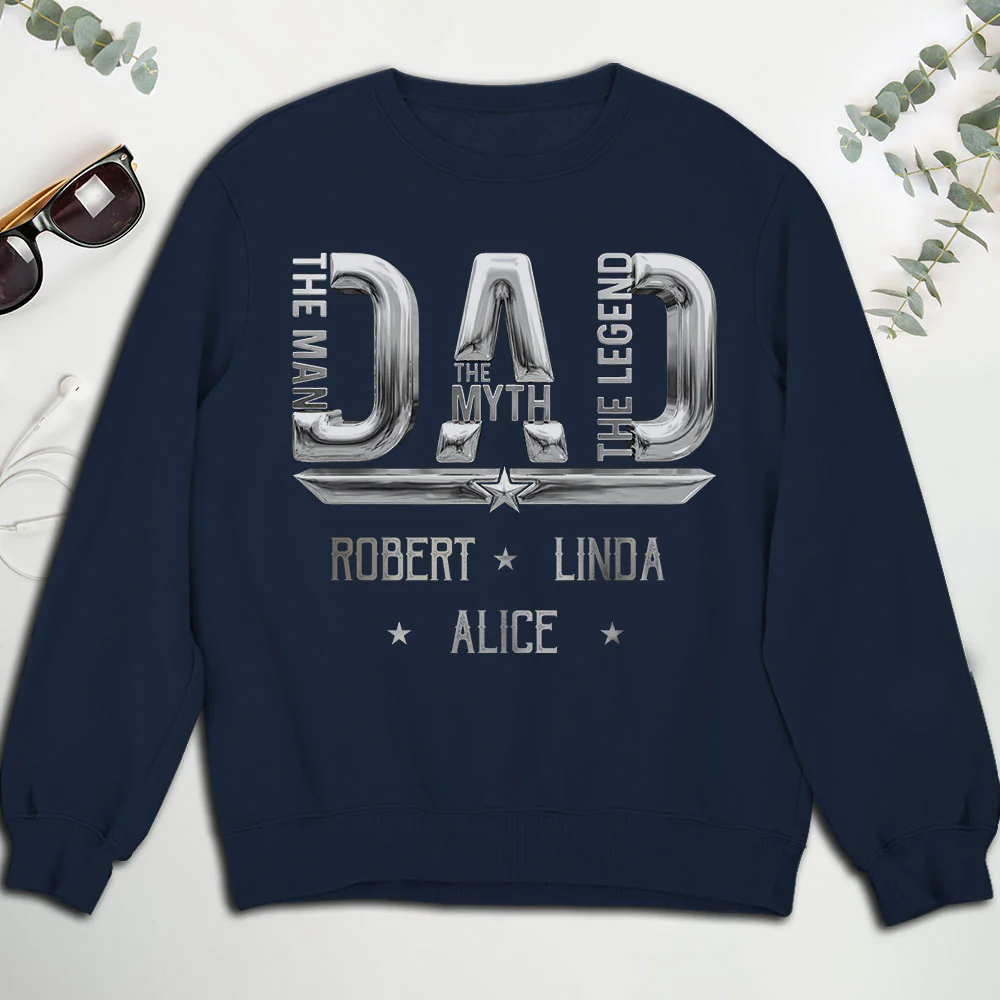 The Man Myth Legend - Personalized Custom Shirt - Image 5
