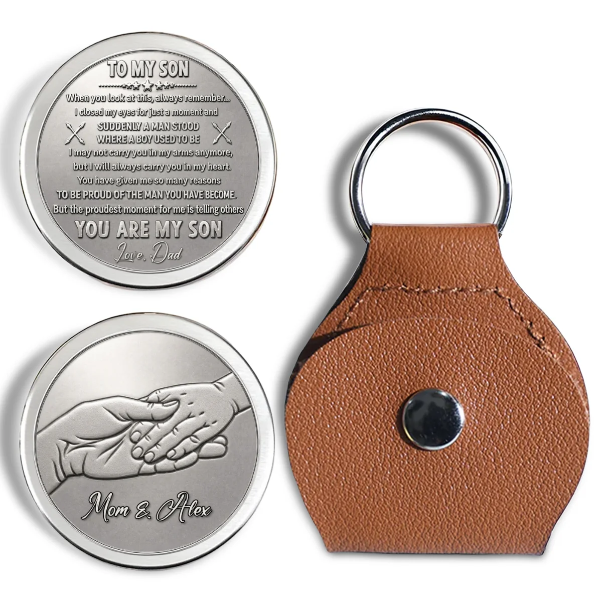 The Man You Have Become - Personalized Custom 3D Effect Pocket Hug - Image 6
