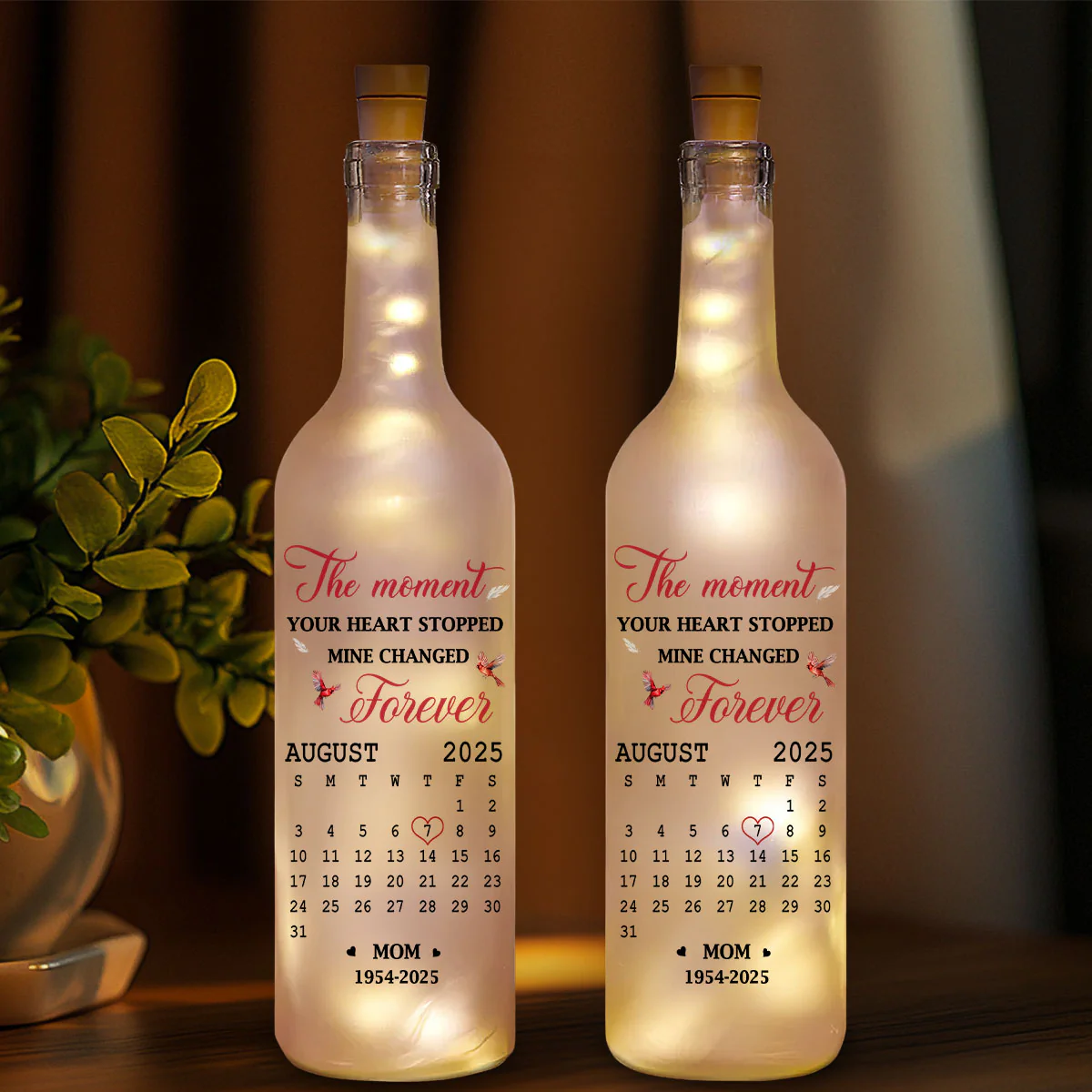 The Moment - Personalized Custom Bottle Lamp - Image 2