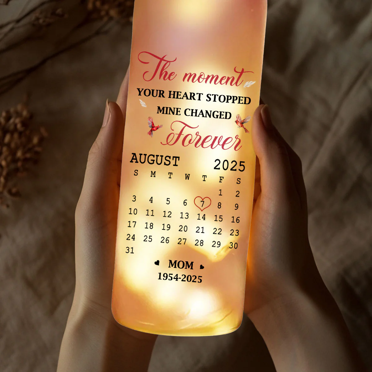 The Moment - Personalized Custom Bottle Lamp - Image 4