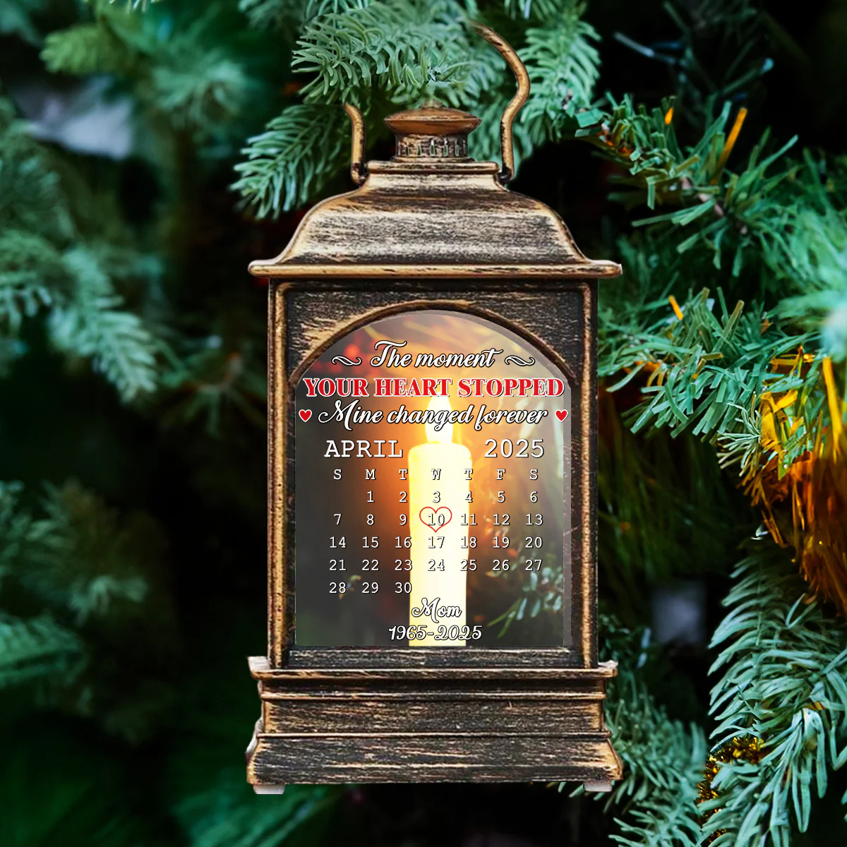 The Moment - Personalized Custom Christmas Wind Lamp - Image 3