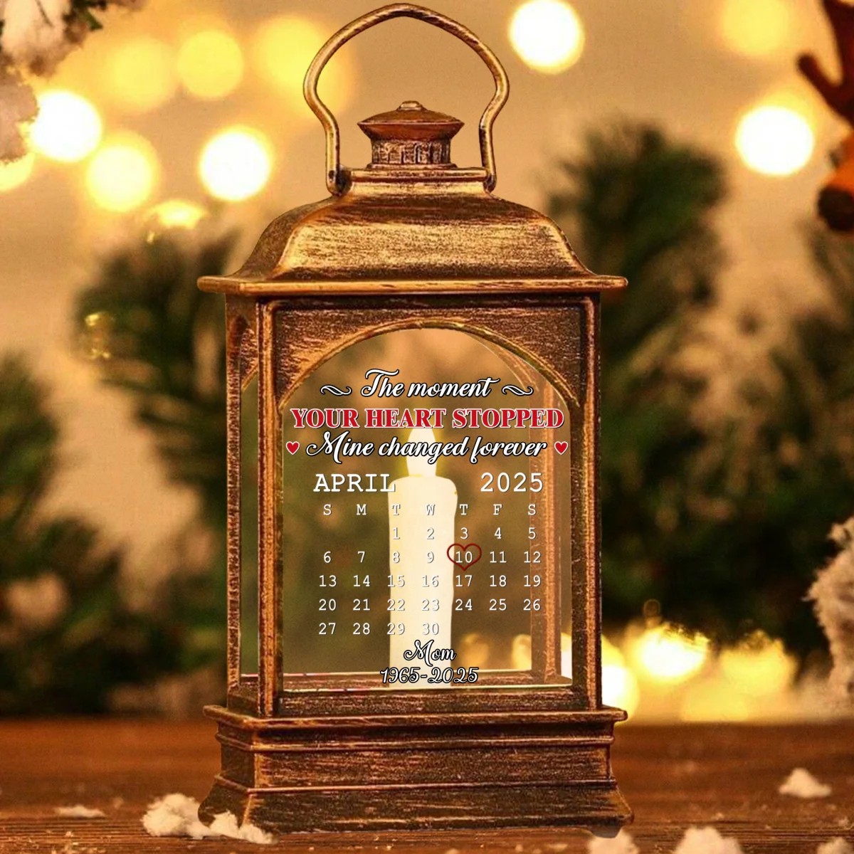 The Moment - Personalized Custom Christmas Wind Lamp - Image 5