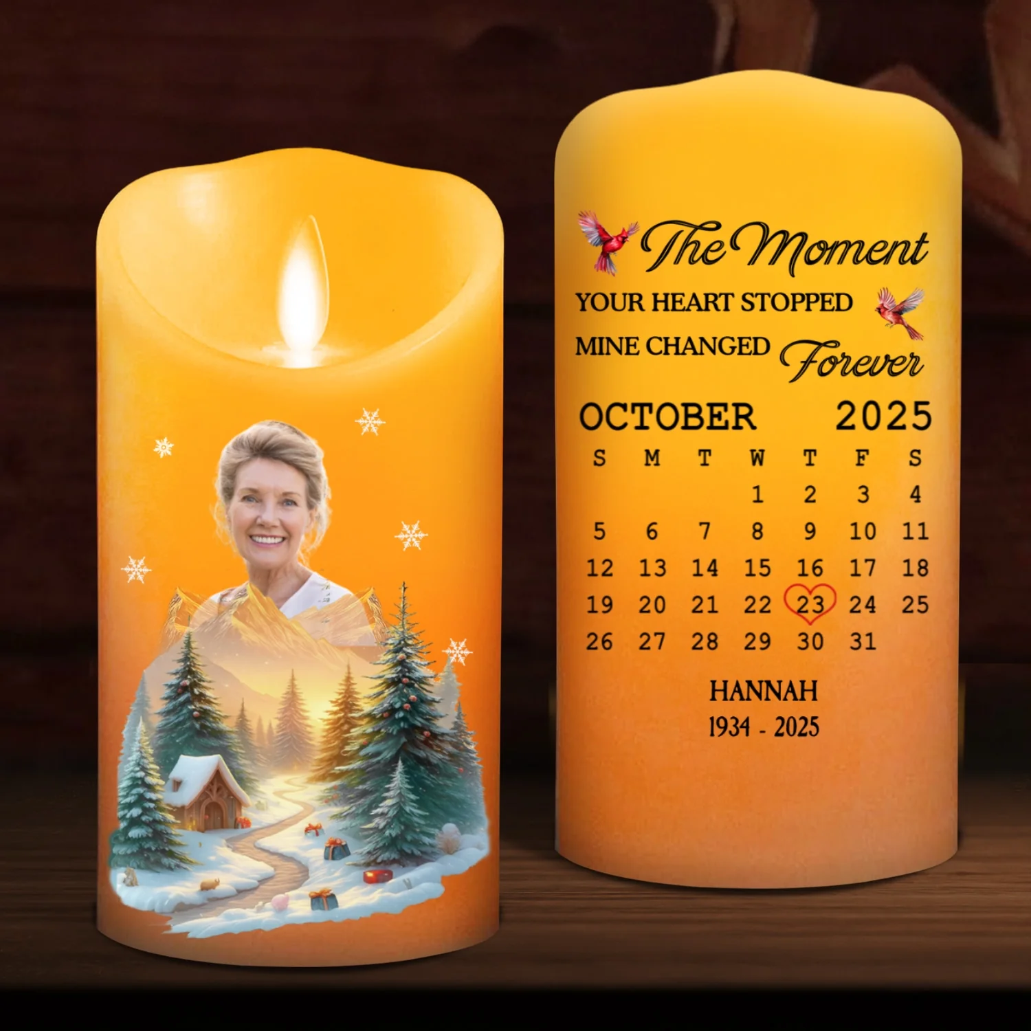 The Moment - Personalized Custom LED Candle - Image 6