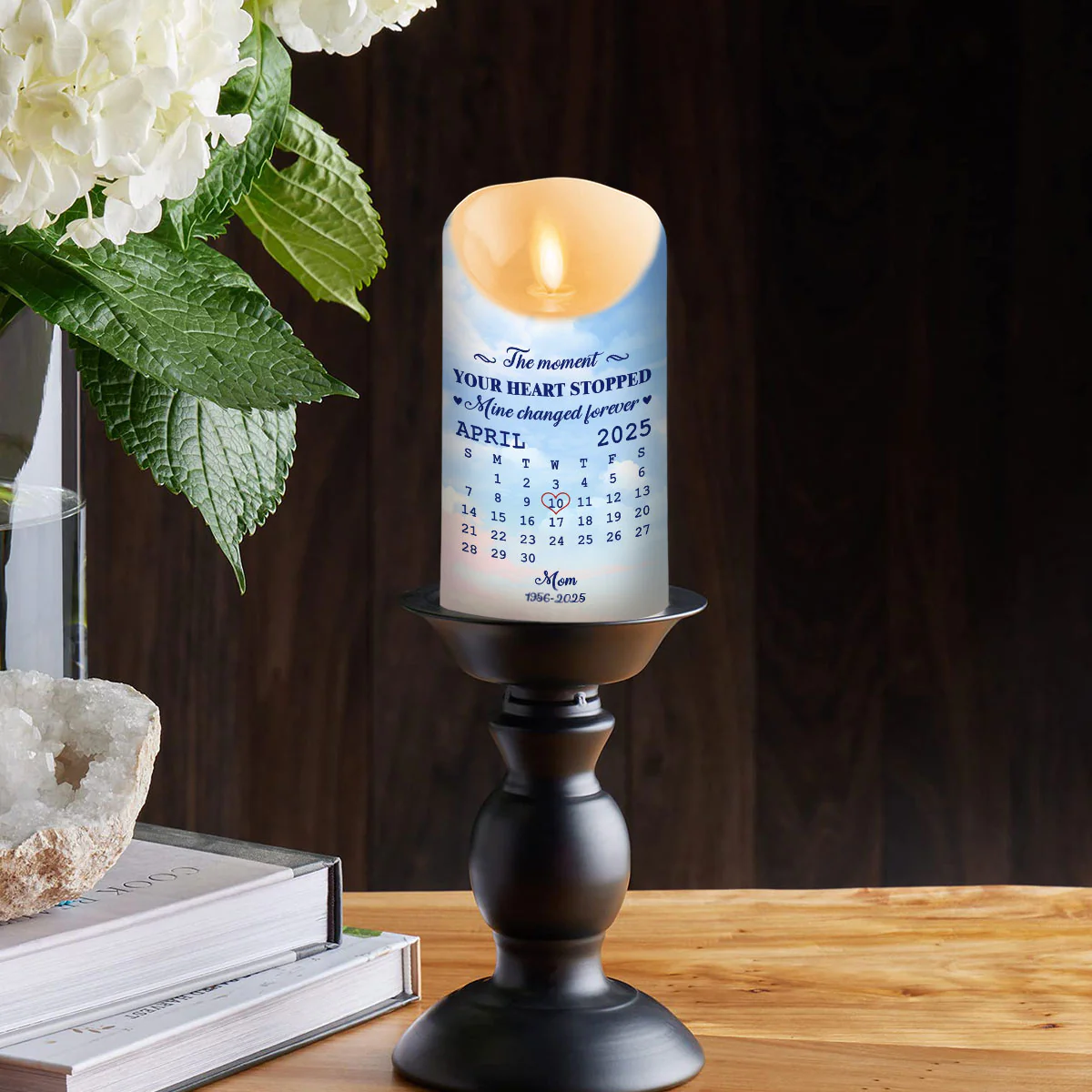 The Moment - Personalized Custom LED Candle - Image 5
