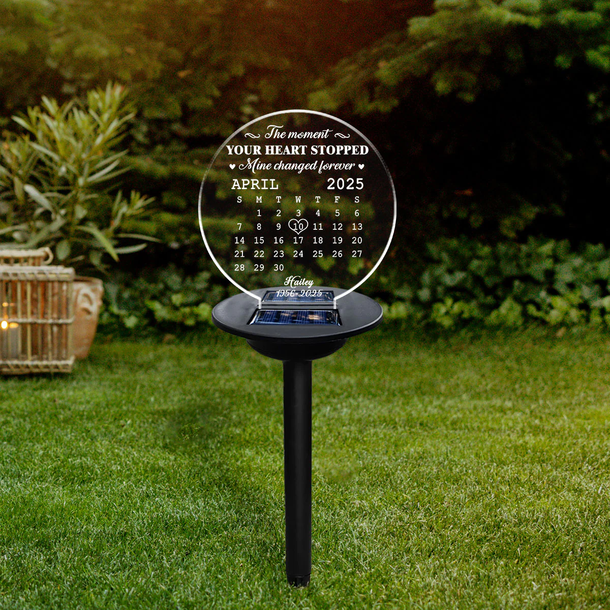 The Moment - Personalized Custom Solar Light - Image 5