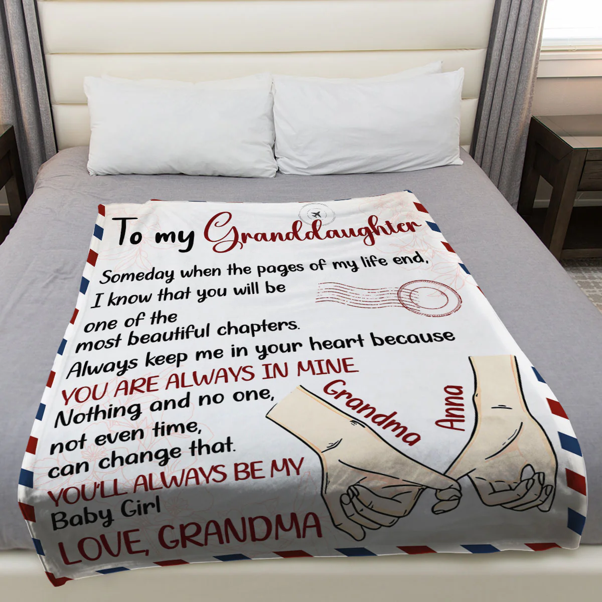 The Most Beautiful Chapters - Personalized Custom Fleece Blanket - Image 3