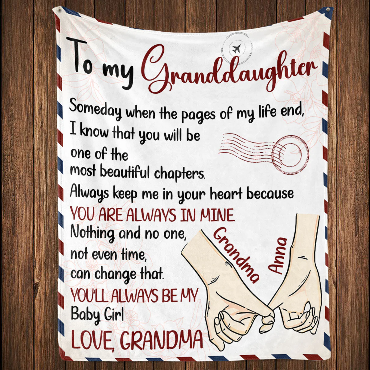 The Most Beautiful Chapters - Personalized Custom Fleece Blanket - Image 4