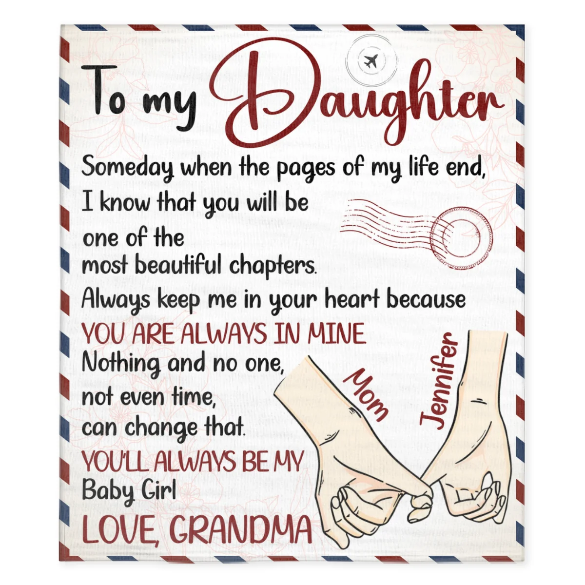 The Most Beautiful Chapters - Personalized Custom Fleece Blanket - Image 6