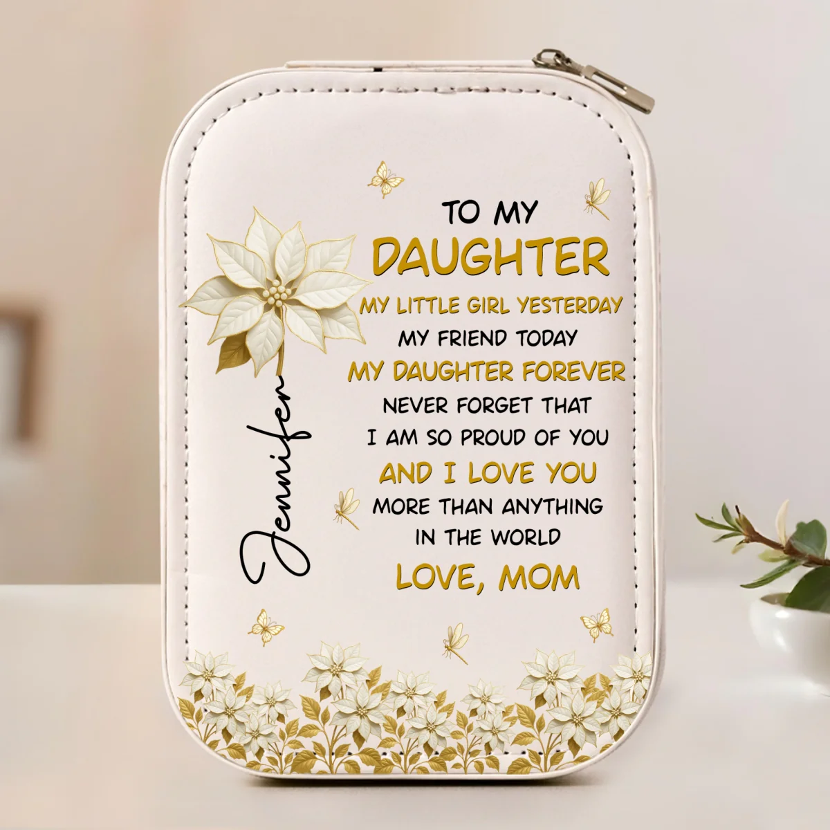 The Most Beautiful Chapters - Personalized Custom Jewelry Box With LED Mirror - Image 7