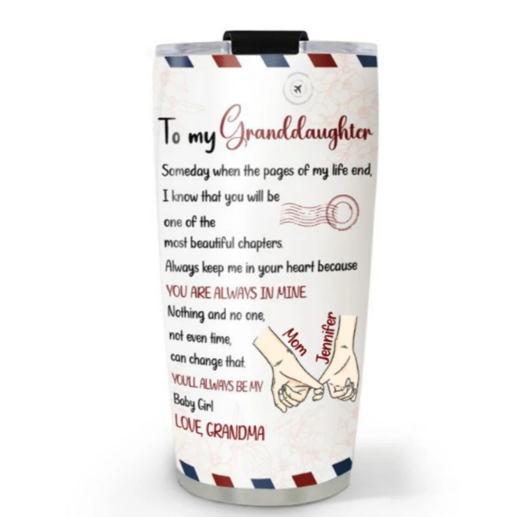 The Most Beautiful Chapters - Personalized Custom Tumbler - Image 5