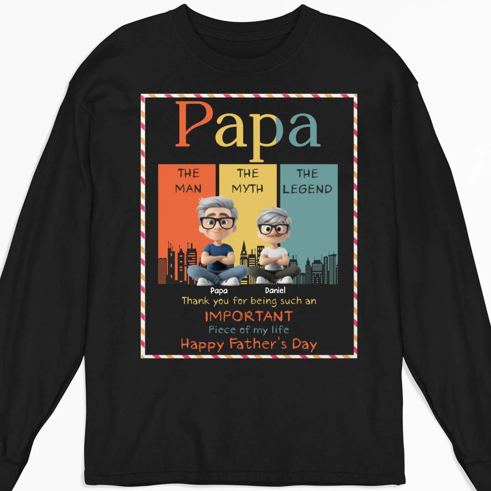 The Myth Who Raised Me - Personalized Custom Shirt - Image 10