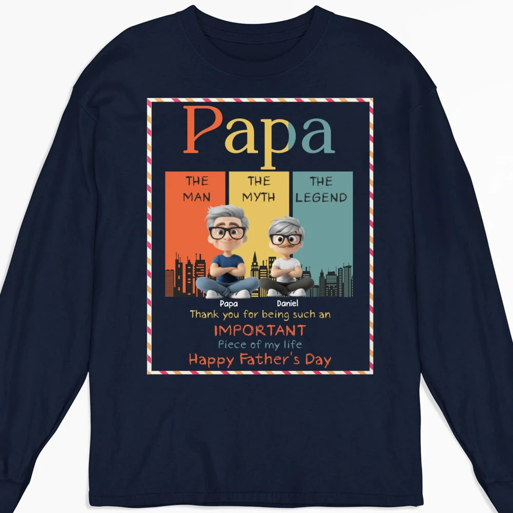 The Myth Who Raised Me - Personalized Custom Shirt - Image 12