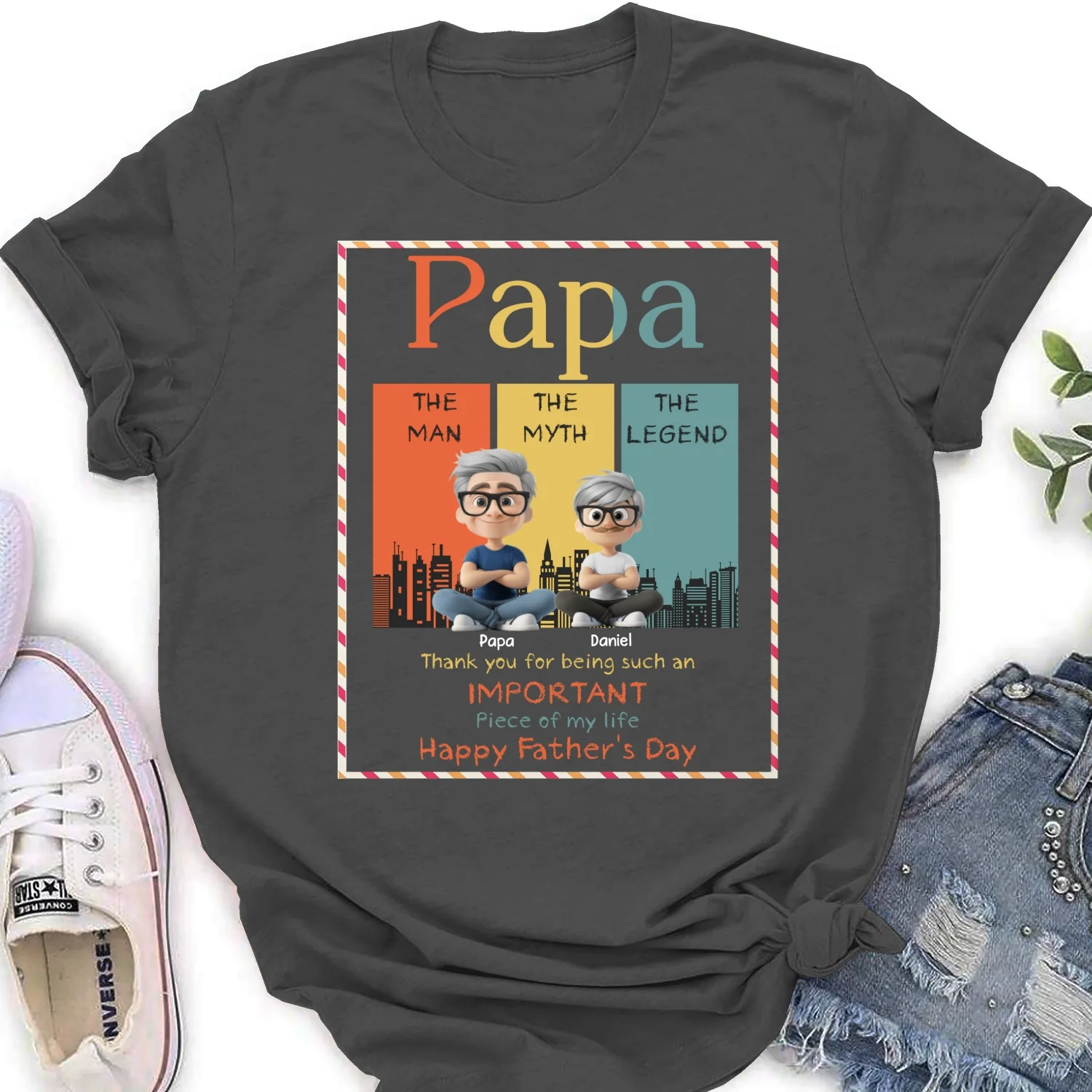The Myth Who Raised Me - Personalized Custom Shirt - Image 17