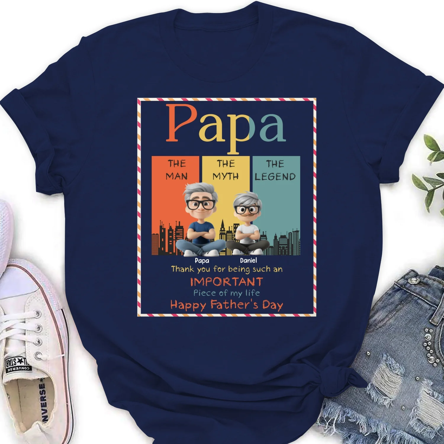 The Myth Who Raised Me - Personalized Custom Shirt - Image 18