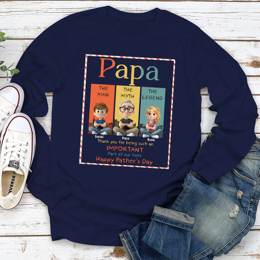 The Myth Who Raised Me - Personalized Custom Shirt - Image 3