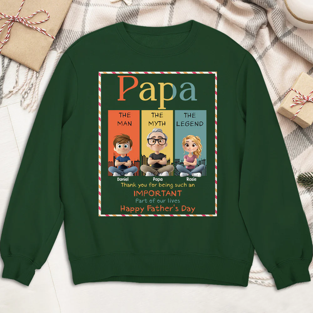 The Myth Who Raised Me - Personalized Custom Shirt - Image 4