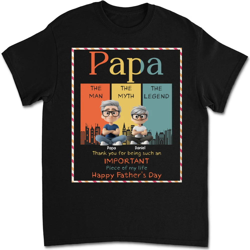 The Myth Who Raised Me - Personalized Custom Shirt - Image 6