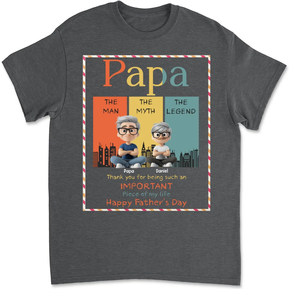 The Myth Who Raised Me - Personalized Custom Shirt - Image 7