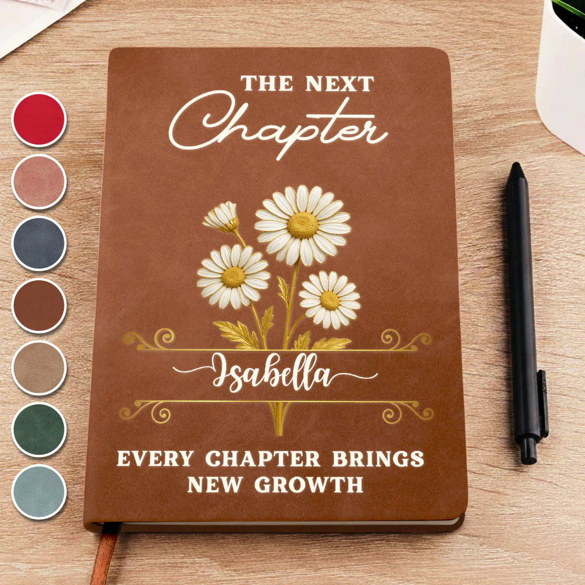 The Next Chapter - Personalized Custom Leather Journal