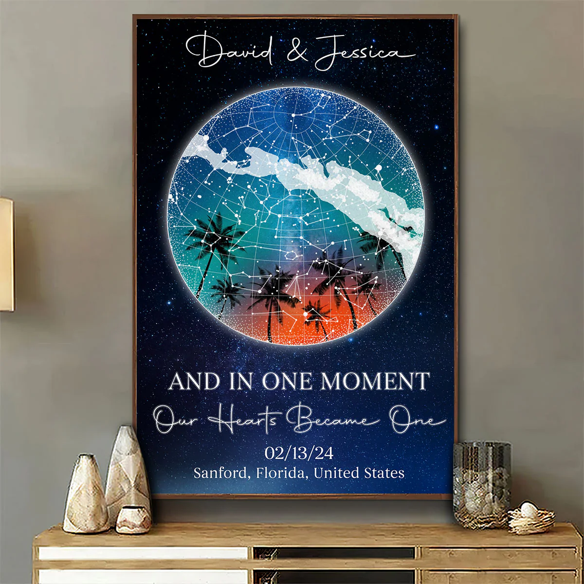 The Night Everything Changed Forever - Personalized Custom Poster