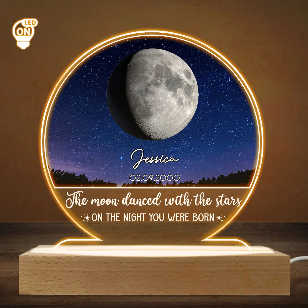 The Night Shined For You - Personalized Custom LED Light - Image 2