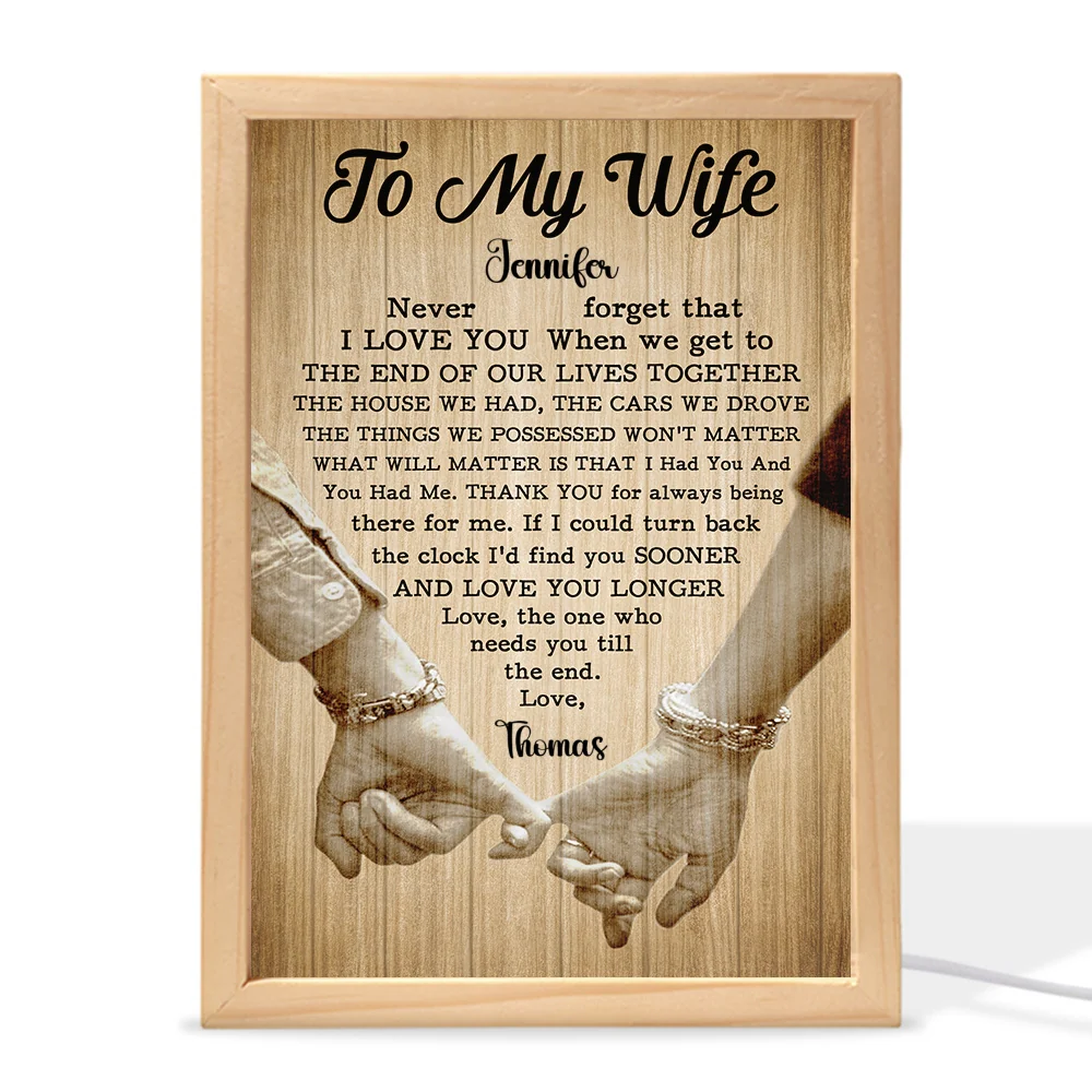 The One Who Needs You Till The End - Personalized Custom Frame Light Box - Image 6