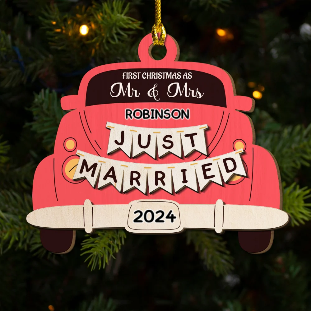 The Only Gift I Want This Year Is Your - Personalized Custom Freeshape 2-Layered Wood Ornament - Image 6