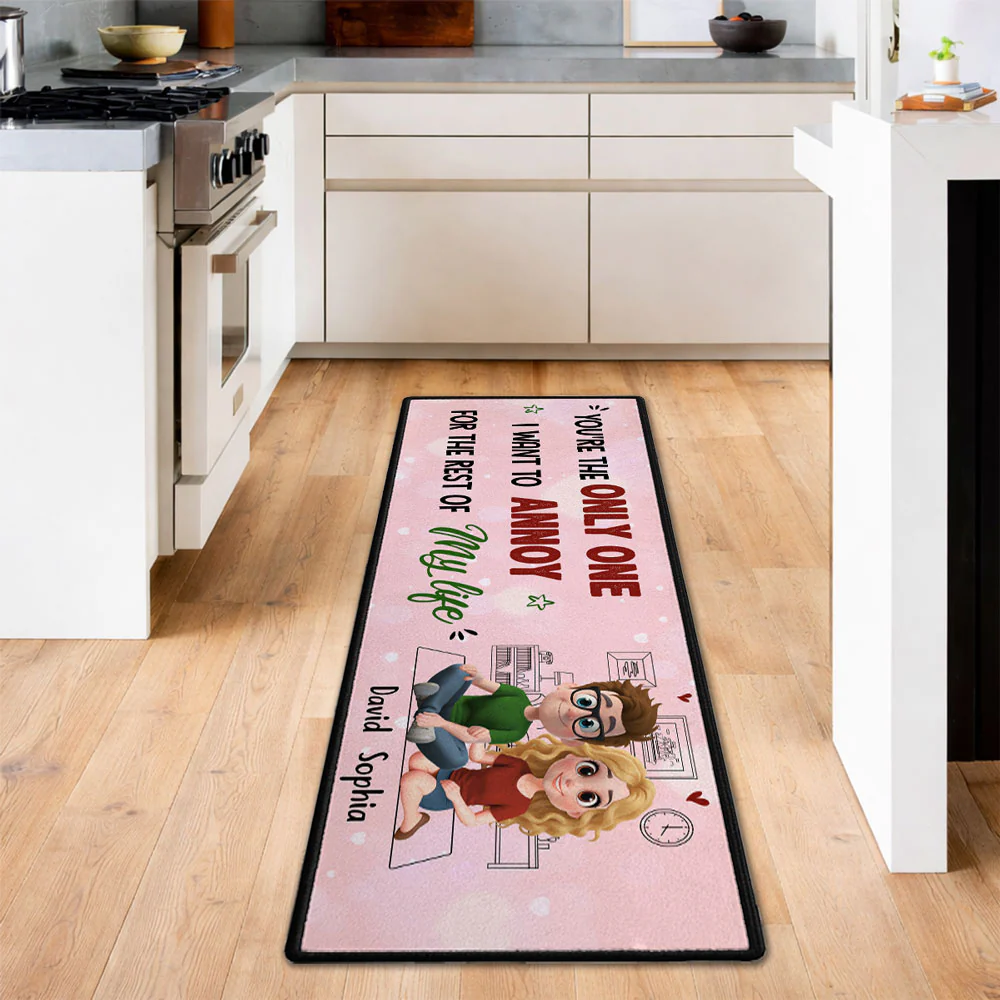The Only One I Love To Annoy - Personalized Custom Runner Rug - Image 5