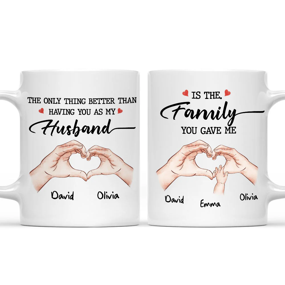 The Only Thing Better Husband Dad - Personalized Custom Coffee Mug