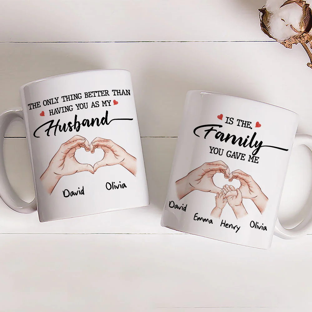 The Only Thing Better Husband Dad - Personalized Custom Coffee Mug - Image 3